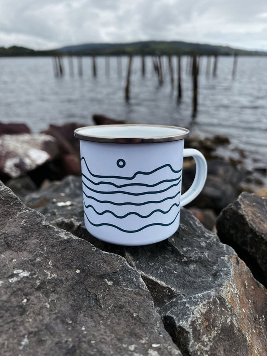 Mull and Iona Enamel Mug