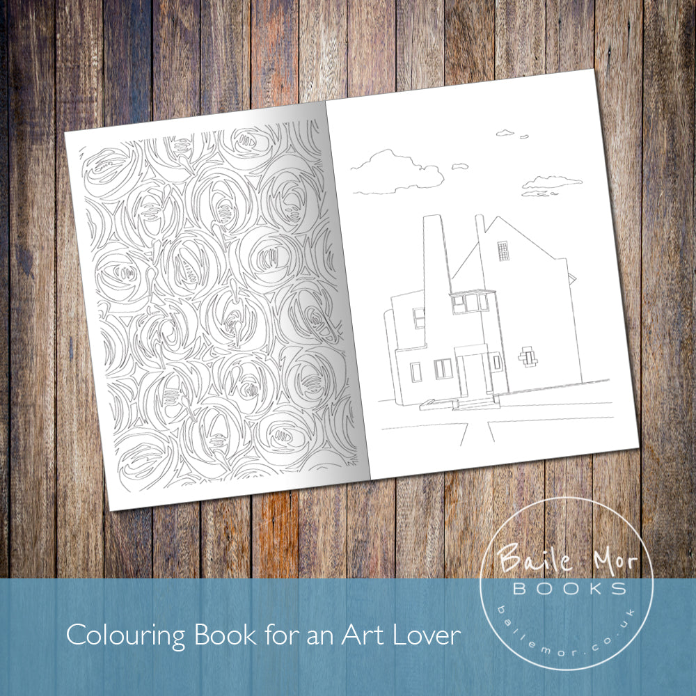 Colouring book for an art lover