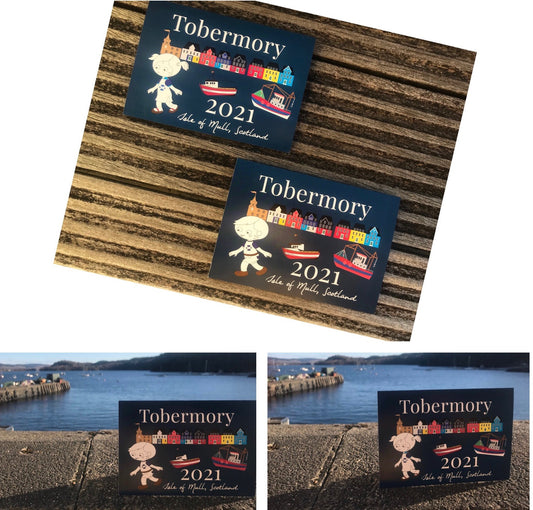 Pack of 4 - Personalise your own Tobermory Card