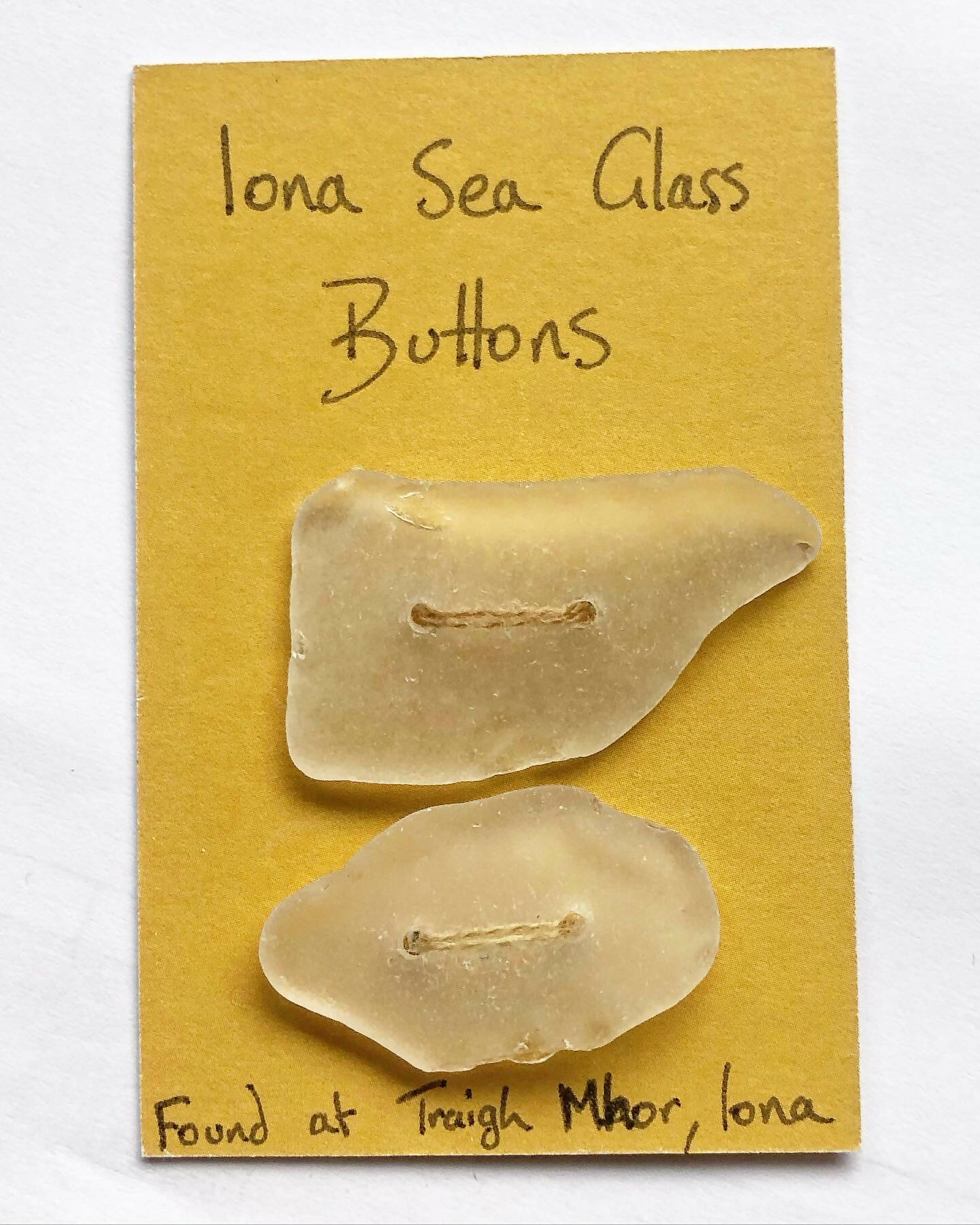 Iona Sea Glass Buttons - 2