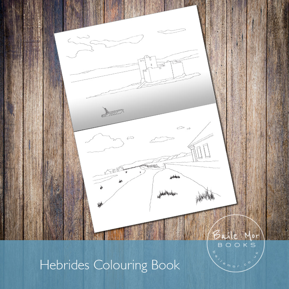 Hebrides colouring book