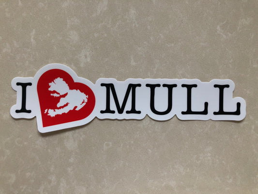 I LOVE MULL Bumper Sticker