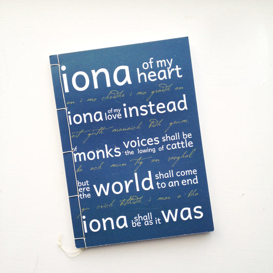 Iona of my Heart handbound book
