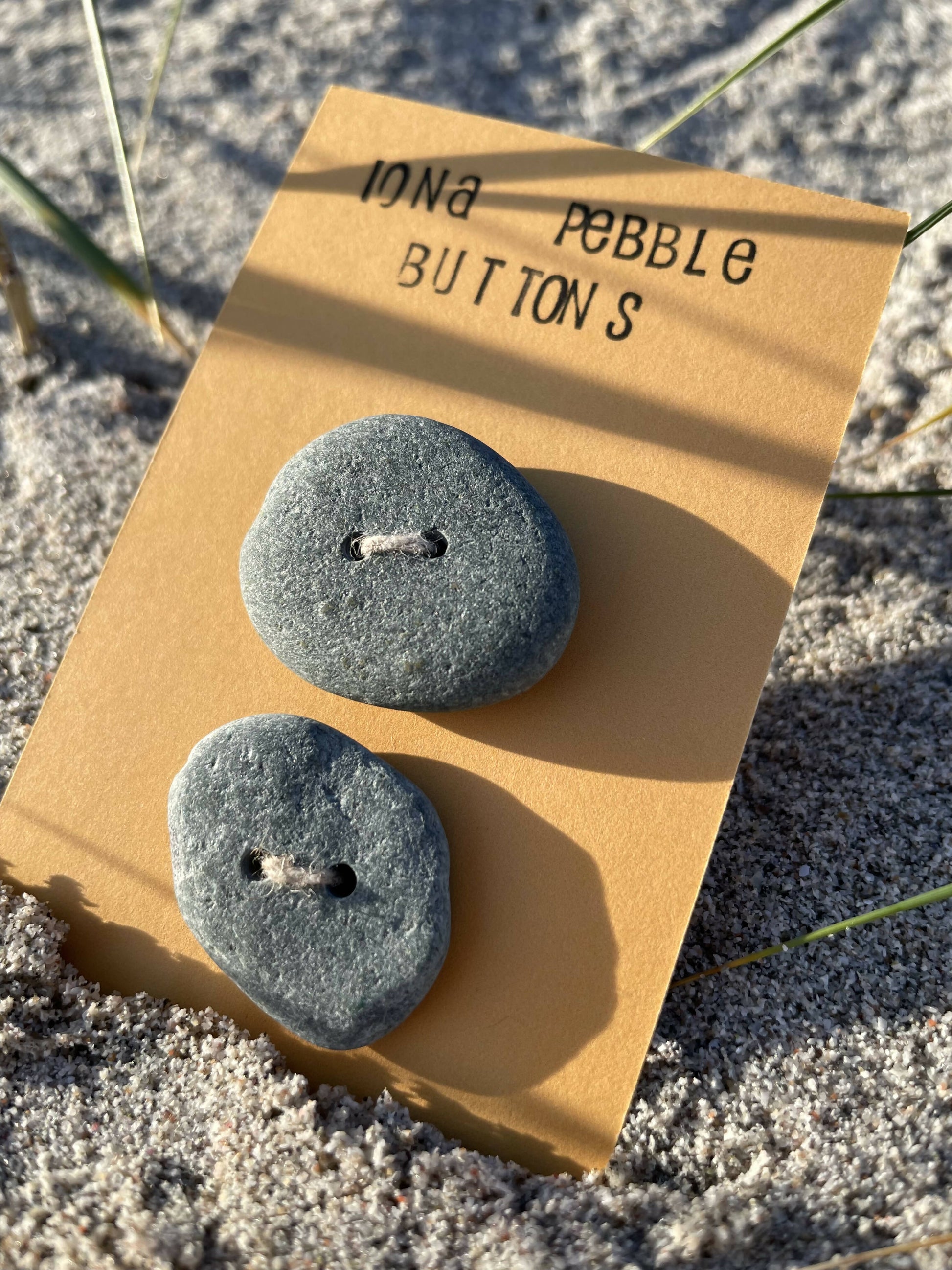 Iona Beach Pebble Buttons - 4