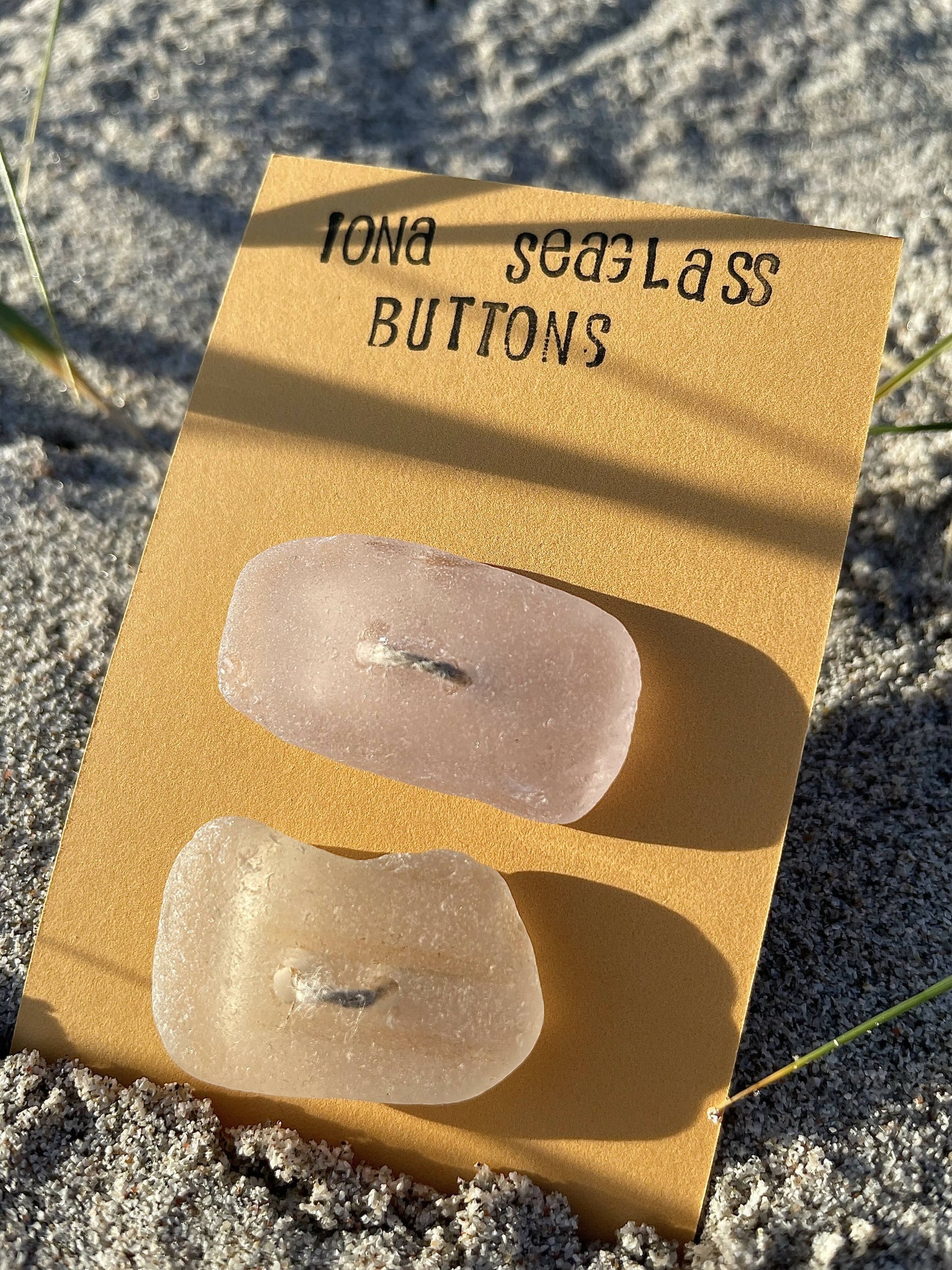 Iona Sea Glass Buttons - 4