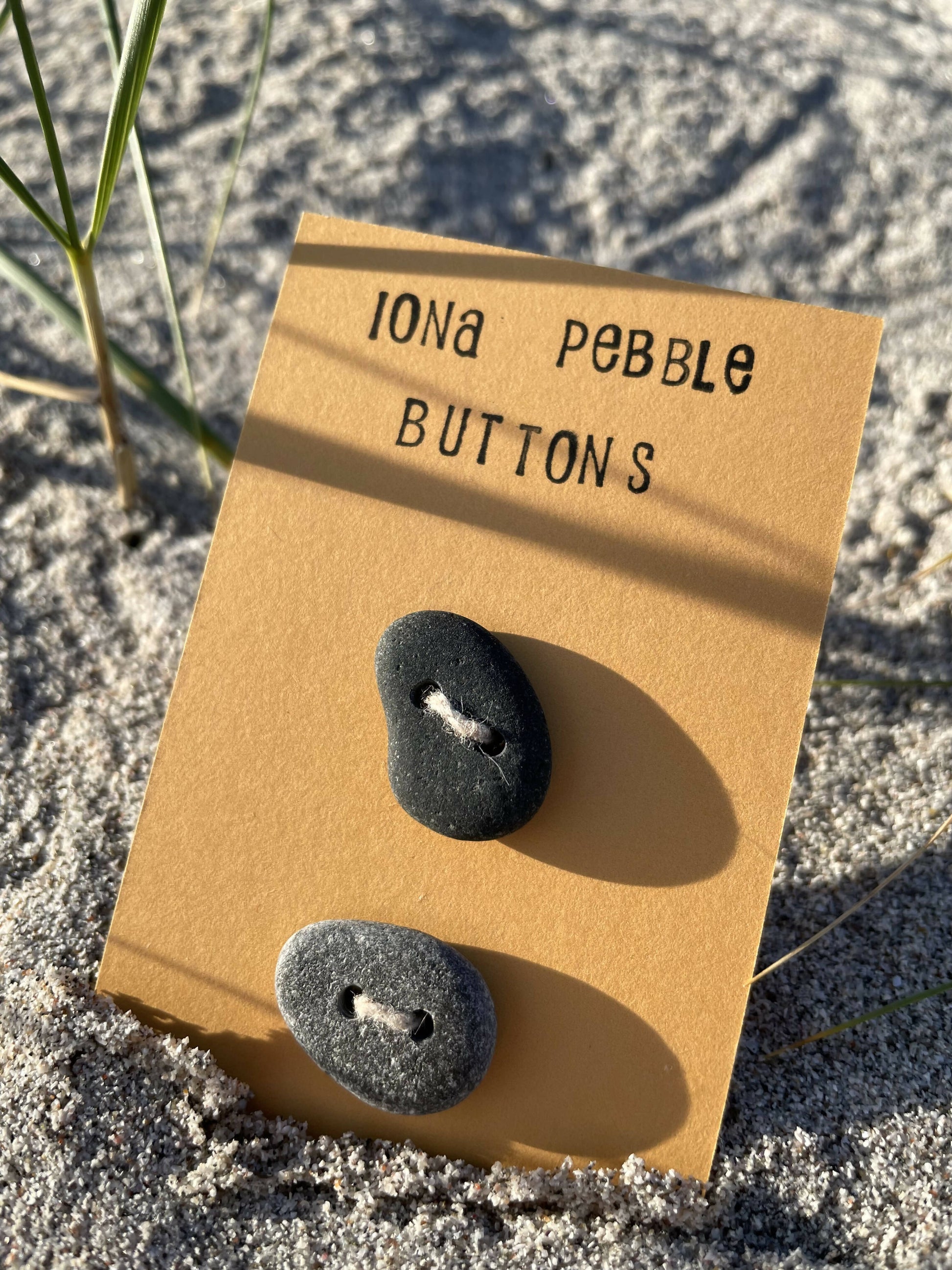 Iona Beach Pebble Buttons - 2
